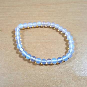 Exclusive Offer!! Opalite Bead Bracelet Size 8MM Set Of 3 2