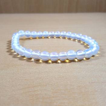 Exclusive Offer!! Opalite Bead Bracelet Size 8MM Set Of 3 3