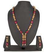 Red diamond necklace-sets