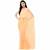 Peach embroidered pure chiffon saree with blouse