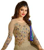 Multi  Resham Embroidery,Lace Patta And Diamond Stone Work  Anarkali Salwar Kameez