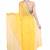 Yellow plain pure chiffon saree with blouse