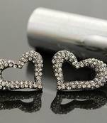 Morcrest Gray Heart Earrings