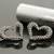 Morcrest Gray Heart Earrings