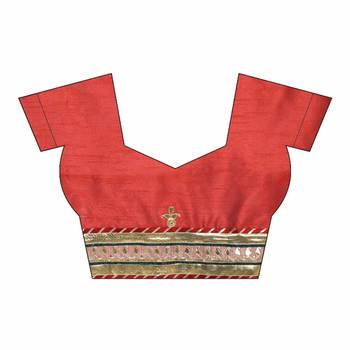 Beige embroidered tissue saree with blouse 4