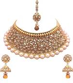 Sukkhi Moddish Choker Gold Plated Necklace Set