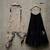 Black embroidered velvet unstitched lehenga
