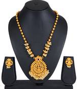 Sukkhi Classic Laxmi Design Gold Plated Necklace Set for women