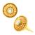 Sukkhi Modish AD Round Shaped Gold Plated Mangalsutra Set for Women