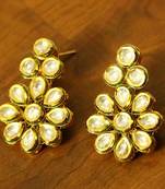 Kundan Meenakari Polki Earrings