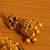 Matt Gold Finish Multicolour Temple Jewellery Pendant Set