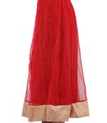Red Net Long Skirts