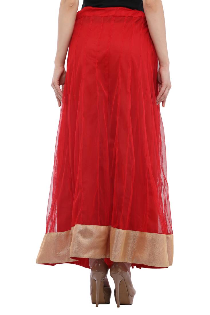 Red Net Long Skirts MANKA 2455831