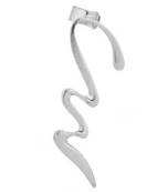 Punk Snake Ear Cuff-Silver