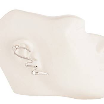 Punk Snake Ear Cuff-Silver 2