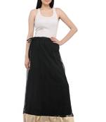 Black Net Long Skirts