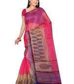 Multicolor Printed saree with blouse