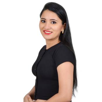 Black High Neck Stretchable Front Button Cotton Lycra Saree Blouse 2