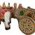 golden white bullock cart