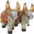 golden white bullock cart