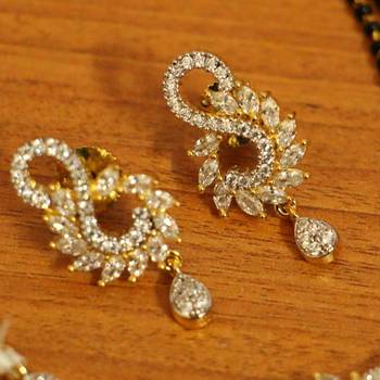 Diamond Look Gold Plated Fine Mangalsutra 2