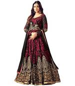Multicolor embroidered georgette salwar