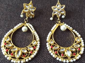 Multicolor pearl earrings 1