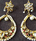 Multicolor pearl earrings