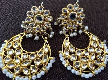 White pearl earrings 2