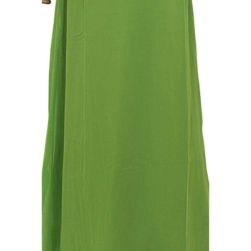 Olive Green Georgette Beaded Kaftan