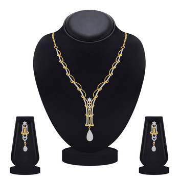 Gold Diamond Necklace Sets 2