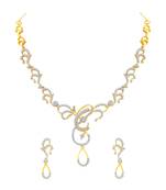 Gold Diamond Necklace Sets