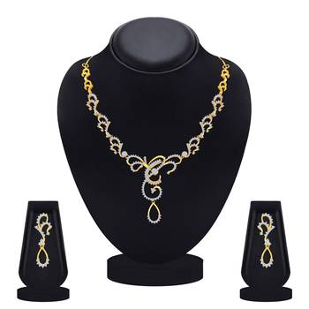 Gold Diamond Necklace Sets 2