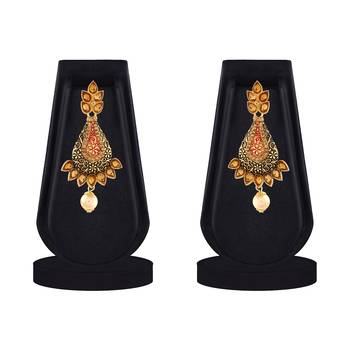 Gold Diamond Danglers Drops 2