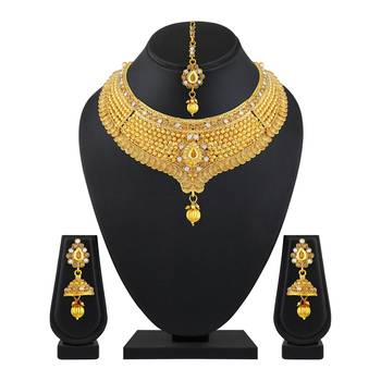 Gold Diamond Necklace Sets 2