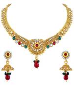 Gold Diamond Necklace Sets