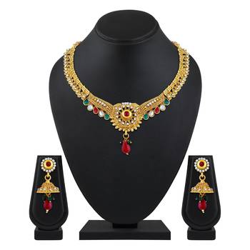 Gold Diamond Necklace Sets 2