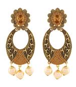 Gold Diamond Danglers Drops