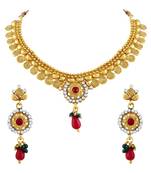 Gold Diamond Necklace Sets