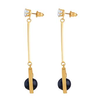 Gold Diamond Danglers Drops 2