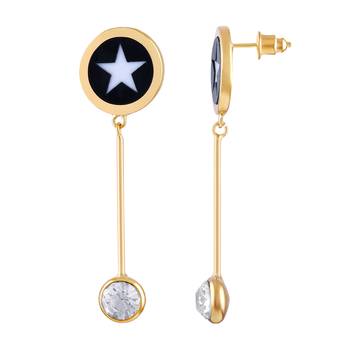 Gold Diamond Danglers Drops 3