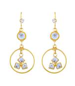 Gold Diamond Danglers Drops