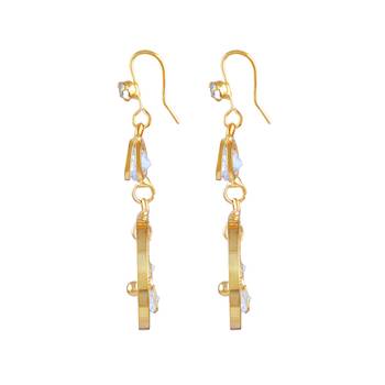 Gold Diamond Danglers Drops 2