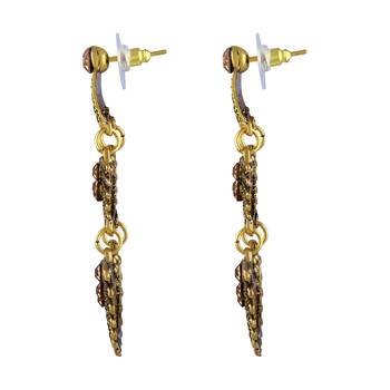 Gold Diamond Danglers Drops 2
