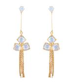 Gold Diamond Danglers Drops