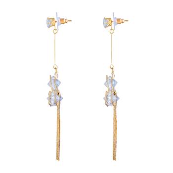 Gold Diamond Danglers Drops 2