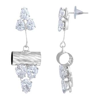 White Diamond Danglers Drops 3