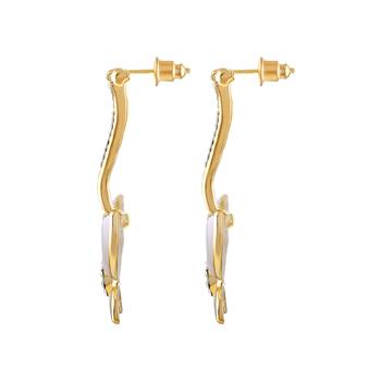 Gold Diamond Danglers Drops 2