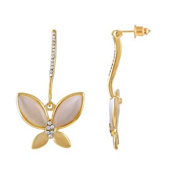 Gold Diamond Danglers Drops 3