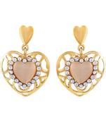 Gold Diamond Danglers Drops